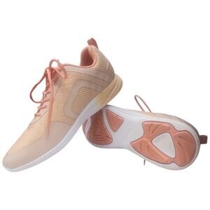 Vionic Women's Orthopedic Walking Sneakers Peach JoJo Ombre Mesh Lace Up 11